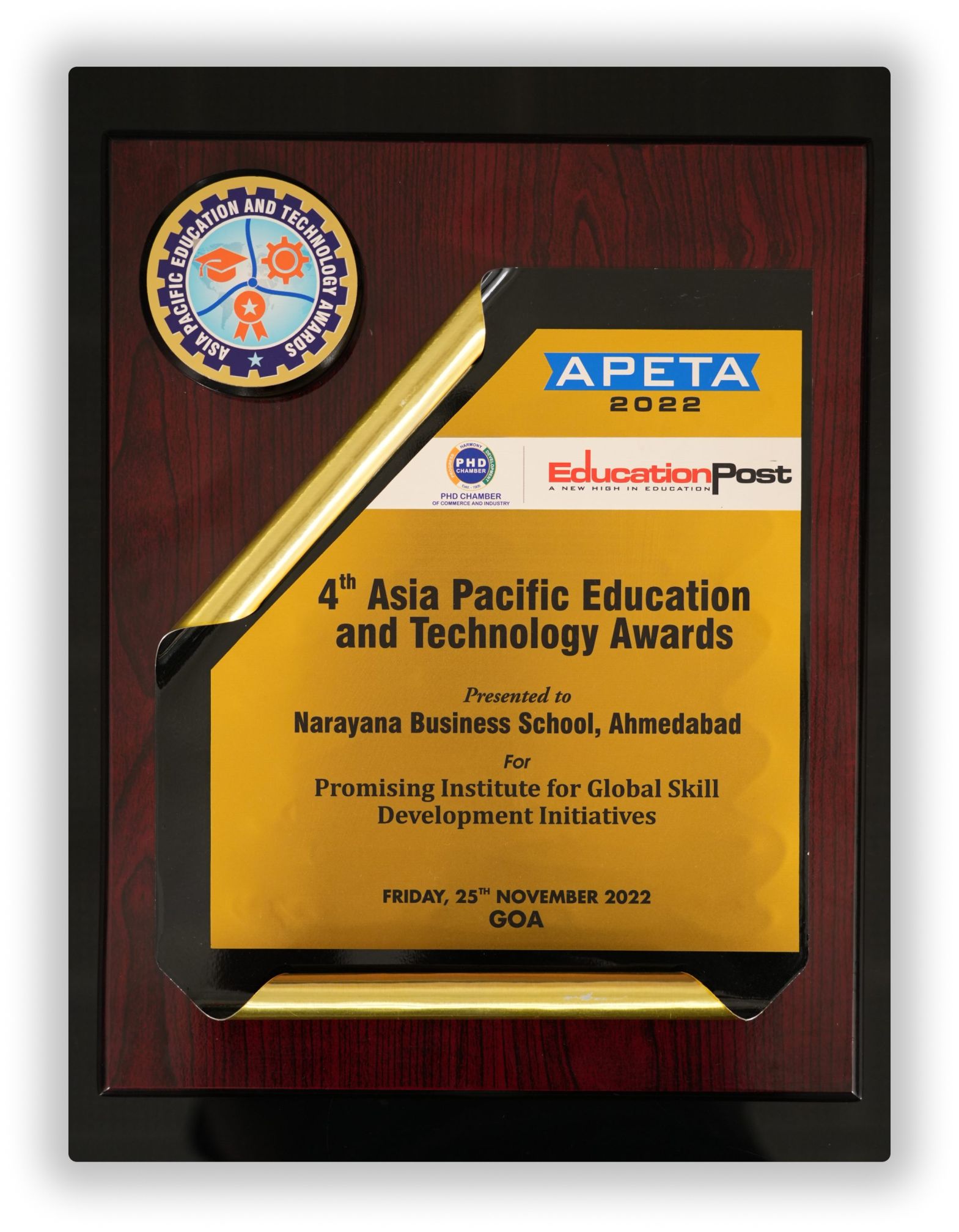 Narayana Business School Awards and ranking Top MBA colleges in Rajkot